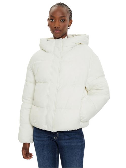 CALVIN KLEIN Down jacket with logo on the hood CALVIN KLEIN | J20J224112YBI